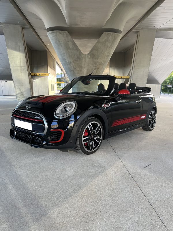 acheter mini cooper john cooper works cabriolet noire