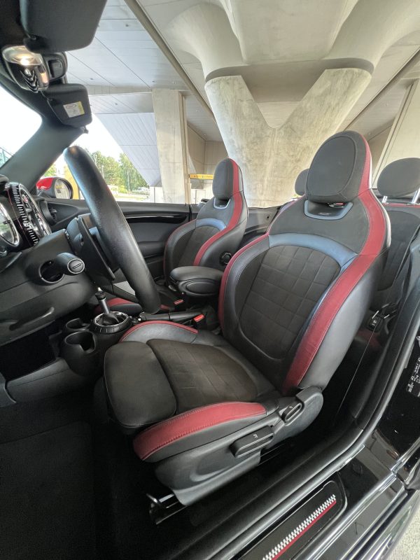 sellerie alcantara mini cooper john cooper works cabriolet